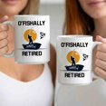 thumbnail image 3 of Customizaholic Personalized Fishing Retirement Mug - “O’Fishally Retired” Funny Fishing Design, Custom Name Keepsake Gift for Retirement, 3 of 5