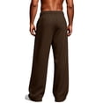 thumbnail image 6 of Rexolia Mens Heavyweight Sweatpants Loose Fit Joggers with Pockets Drawstring Athletic Casual Lounge Gym Outdoor Coffee S, 6 of 6