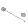 thumbnail image 3 of Classical Brass Collar Bar Pin, French Shirt Tie Necktie Pins, for, 3 of 8