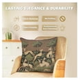 thumbnail image 3 of Home Furnishings Medieval Dogs Throw Pillow Cover 18" x 18" – Decorative Tapestry Cushion Case for Living Room Couch, & Cozy Square | Cotton Jacquard Woven in Belgium | Insert Not Included, 3 of 6