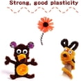 thumbnail image 5 of 100 Pieces Pipe Cleaners Chenille Stem, Solid Color Pipe Cleaners Set for Pipe Cleaners DIY Arts Crafts Decorations, Chenille Stems Pipe Cleaners (Brown), 5 of 8