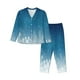 thumbnail image 1 of Fotbe Christmas Snowflakes Conjunto de Pijama de Manga Larga para Mujer con Estampado, Ropa de Dormir de 2 Piezas, Conjunto de Casa Suave y Cómodo con Bolsillos-Medium, 1 of 7