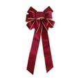 thumbnail image 1 of SIfdSeng Get it Fast Bow Red Ribbon Bow Big Bow Knot Top Hat Xmas Bow Drops for Xmas Home, 1 of 4