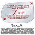 thumbnail image 2 of Exactafit 8839L Espejo retrovisor izquierdo de repuesto compatible con Honda Civic 2006-2011, 2 of 5