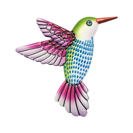 

koaiezne Gardening Decoration Pendant Art Wall Hanging Sign Special Iron Hummingbird Home Pendant Decoration Living Room Bedroom Decoration Chandelier Beads Garland Christmas Decorating Garland