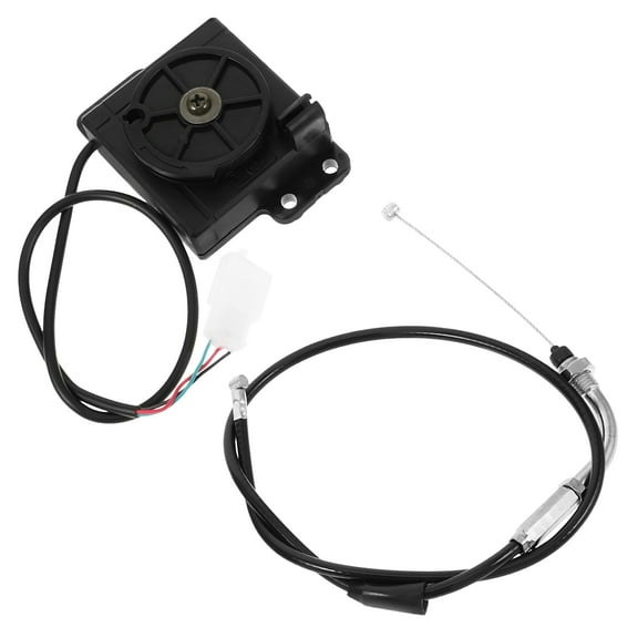 FESTFENDS Pit Bike Throttle Cable 1 Set Black ABS for Enhanced Riding and Control