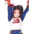 thumbnail image 2 of Dress Up America 765-S American Cheerleader Girls Costume- Small - Age 4 to 6, 2 of 3