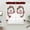 Red, variant on Merry Christmas Swag Curtains for Kitchen/Bedroom/Living Room, Xmas Poinsettia Cardinal Pine Needles Scalloped Curtains 63 Inch Long, Window Swag Topper Curtains Valances 2 Panels Set 36"x63"