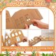 thumbnail image 2 of Kit Cartón Plegable para Casa Pan Navidad Bricolaje 1 Unidad Con Cadena Luces LED, 2 of 9