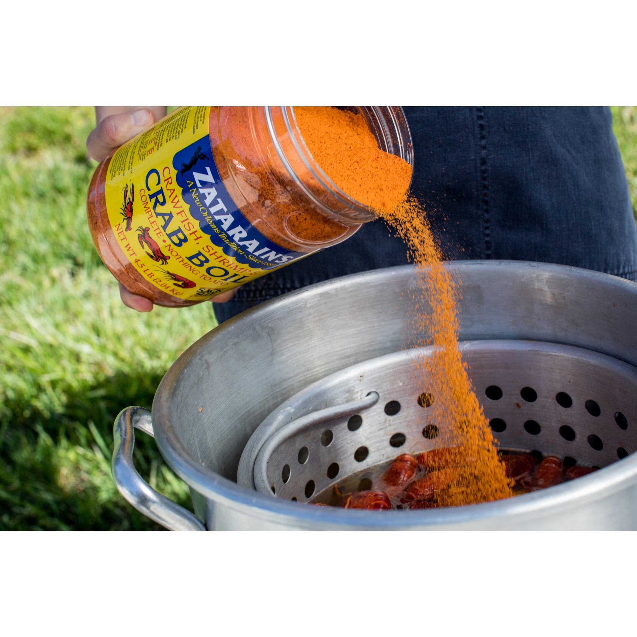 Zatarain's Kosher Crawfish, Shrimp & Crab Boil, 4.5 lb Jar