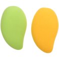 thumbnail image 1 of 2 Pcs Mango Shape Powder Puffs Stylish Face Cream Puffs Portable Cosmetic Props, 1 of 7