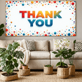 thumbnail image 5 of Colorful Design Thank You Banner Decorative Confetti Pattern Party Decoration for Appreciation Event Celebration Indoor Decoration, 5 of 8
