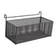 thumbnail image 5 of Cesta metálica colgante para mesita de noche, organizador práctico que ahorra espacio Negro, 5 of 7
