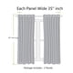 thumbnail image 3 of Cortinas opacas K68 ROYAL para ventanas, paneles de 213 cm de largo con ojales superiores que bloquean la luz, ideales para dormitorios, puertas corredizas y decoración del hogar., 3 of 7