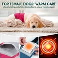 thumbnail image 5 of Kuoser Reusable Dog Diaper, Period Pant for Females in Heat & Incontinence Wrap for Males, Washable, Rose-Red, M (1 Pack), 5 of 7