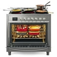 thumbnail image 3 of 36 in. Professional Electric range Stainless Steel with Legs, 4.3 cu.ft. KM-FR36EE-SS, 3 of 7