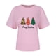 thumbnail image 4 of Fiudx Ofertas Del Día Blusa de Moda Informal con Cuello Redondo y Estampado Navideño para Mujer, 4 of 4