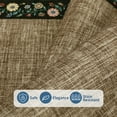 thumbnail image 5 of HOMERRY Floral Border Runner 2' x 6' for Hallway Modern Washable Throw Rugs for Kitchen Indoor Carpet, Brown, 5 of 6