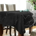 thumbnail image 3 of Ryvnso Black and White Rectangle Table Cloth Tablecover Dinning Tablecloth 54"x54", 3 of 8