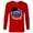 New Red, variant on Marvel Moon Girl and Devil Dinosaur Logo with Goggles - Long Sleeve T-Shirt for Men - Customized-White