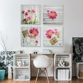 thumbnail image 4 of Marmont Hill Pink Petals Quadriptych, 4 of 4