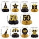 thumbnail image 2 of Gexolenu 10 Piezas Centros De Mesa De Panal De 50 Cumpleaños Oro Negro Saludos A 50 Años Centros De Mesa De Cumpleaños Adornos De Mesa Para Decoraciones De 50 Cumpleaños 50 Fabulosos Suministros De De, 2 of 3