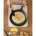 thumbnail image 4 of KFFKFF Tortilla Press, 10 Inch Cast Iron Tortilla and Roti Maker, Heavy Duty Tortilladora Press, Pataconera Makers with Handle and 100 Pcs Parchment Paper, Dough Taco Press for Flour Tortilla, Tawa, 4 of 9