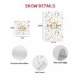 thumbnail image 7 of Happy Birthday Kitchen Dish Towels for Drying Dishes Set of 3, Colorful Words Waffle Weave Microfiber Hand Tea Bathroom Towels Quick Dry & Absorbent Towel 12x12, 7 of 7