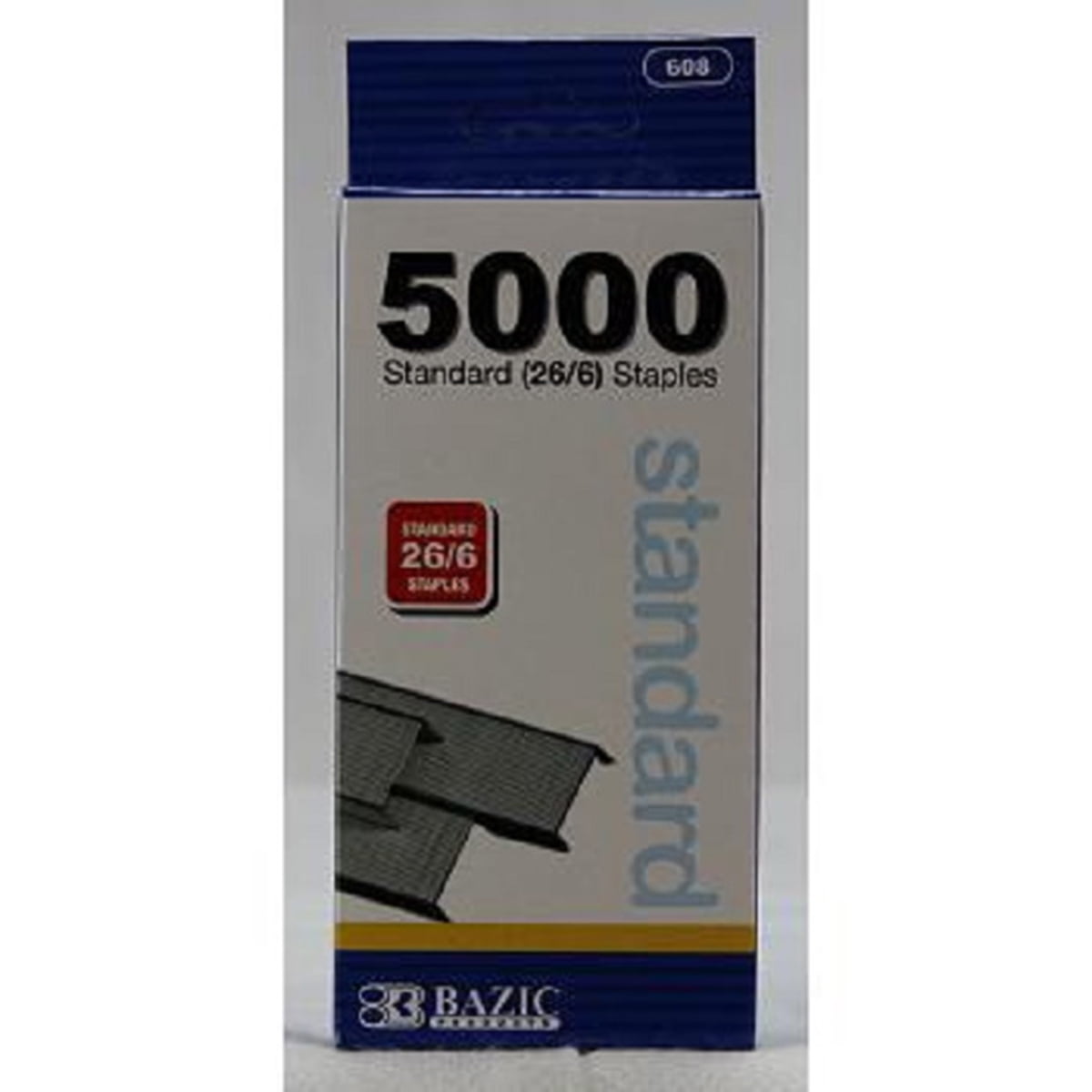 BAZIC Standard 26 6 Staples 5000 Count for sale online