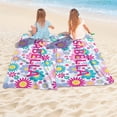 thumbnail image 4 of Personalized Custom Beach Towel - Microfiber Pool Swim Travel Large Soft Customized Name Towel (30"x60"), 4 of 9