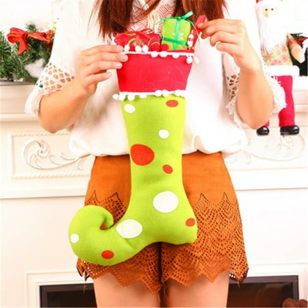 Buddy The Elf Ornament Christmas Gift Bag Elves Elk Xmas Decoration Ornament Sock Decors ()