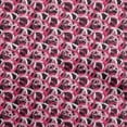 thumbnail image 1 of oneOone Georgette Viscose Fuschia Pink Fabric Abstracts Sewing Fabric By The Yard Printed Diy Clothing Sewing Supplies 42 Inch Wide, 1 of 5