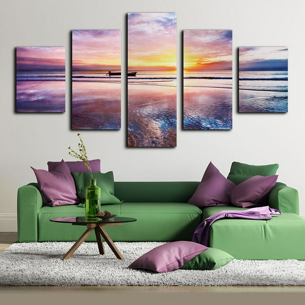 Frameless Canvas Prints Pictures, Morden Abstract Paintings, Canvas