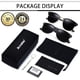 thumbnail image 5 of Gafas de sol Joopin Polarized UV400 con protección UV400, color negro, paquete de 2, 5 of 5