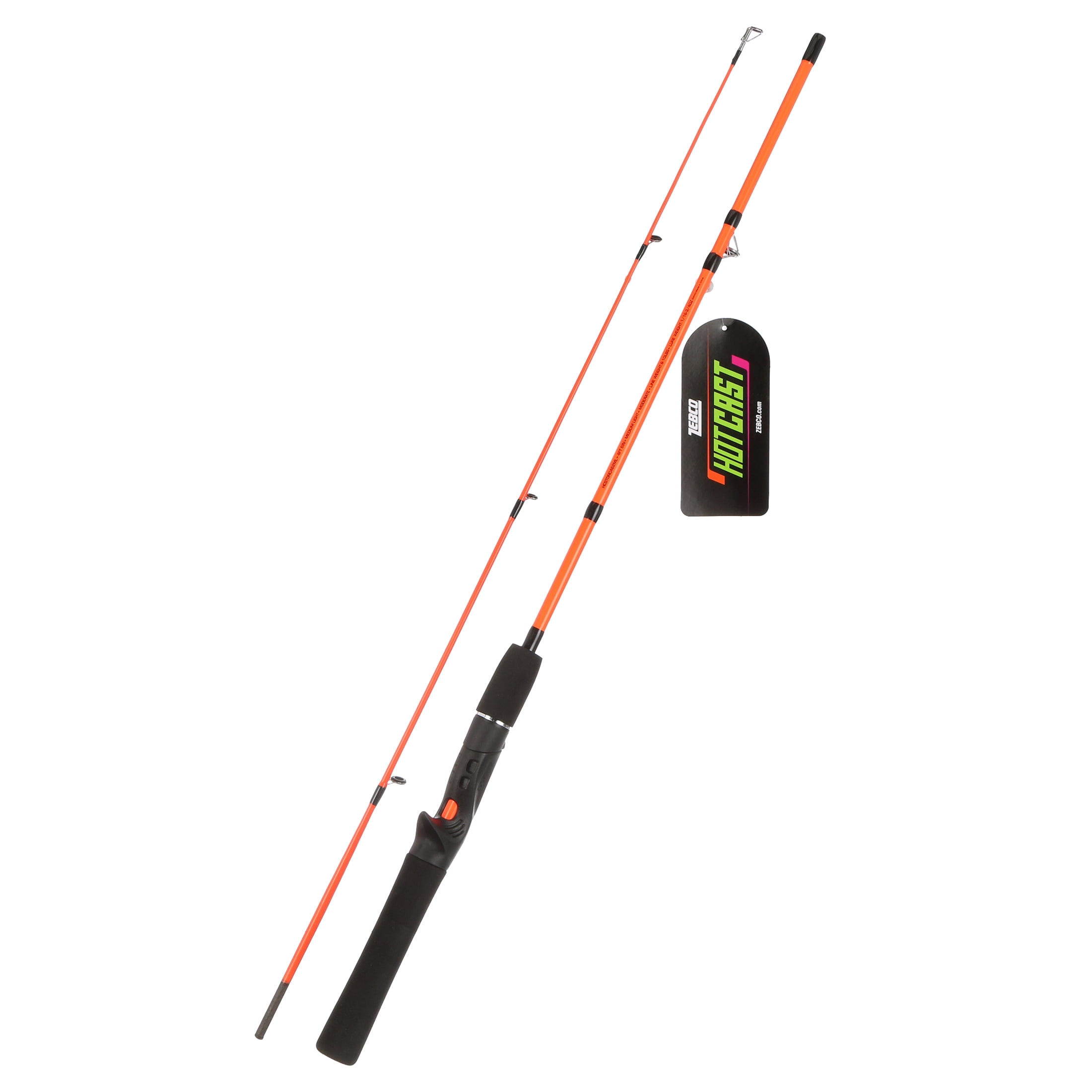 Zebco Hot Cast 2-Piece Casting Rod, 4-Foot 6-in 2-Piece Rod