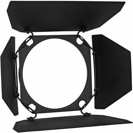 UPC: 0192223013179 | 13.5  4-Leaf Barndoor Set for T5 & ST2 Studio Fresnel Lights  True Blue