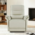 thumbnail image 2 of Spruce & SpringDual Motor Zero Gravity Power Recliner with Smart Home Button, Creamy Gray, 2 of 5