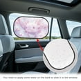 thumbnail image 3 of KUIFORTI Axolotl Car Window Shade for Baby, 2 Pieces Cherry Blossom Car Side Window Sun Shades for UV and Sun Glare Protection, UV Rays Privacy Protector, 3 of 7