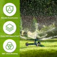 thumbnail image 5 of Metal Rotary Lawn Sprinkler 3 Arm Heavy Duty 360 Degree, 5 of 5