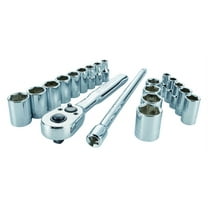 Craftsman CMMT12008 SAE/Metric 6-Point Socket Set, 1/4" Drive, 20-Piece