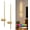 Gold, variant on 24 Inch  Operated Wall Sconce Set of 2, Minimalist   Wall Lights with Remote, 10 Colors Dimmable  Wall Lamp for  Room  Hallway