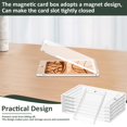 thumbnail image 2 of HLONK 10 Pcs Magnetic Card Holder 35 Pt Magnetic Card Case Clear Card Protector Waterproof Magnetic Sports Card Holder for Trading Cards, 2 of 10