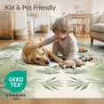 thumbnail image 4 of ODIKA Botanical Vine Border Hardwood Long Farmhouse Watercolor Forest Playful Pet Friendly & Kids Safe Play for Playroom, Bedroom, Reading Nook, 4 of 7