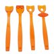 thumbnail image 1 of 4pcs Tongue Muscle Trainer Portable Oral Lips Muscle Exerciser Recovery Tool for Dysarthria (Orange), 1 of 4