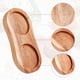 thumbnail image 4 of Bandeja de madera para molinillo de sal y pimienta Bandeja de madera de acacia Soporte para molinillo de pimienta Molinillos y agitadores Soporte para molinillo de sal y pimienta, 4 of 9