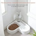 thumbnail image 4 of ¡Campaña con descuento!Cuenco para mascotas 2 en 1 para beber agua y alimentarse, ahorra espacio, antivuelco, boca antihúmeda, bebedero automático y cuenco para comida, 4 of 9