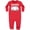 Red, variant on My Daddy Saves Lives Ambulance Baby Fleece Romper