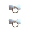 thumbnail image 4 of yingyy Chic Bow Ring Phone Ring Holder Stand Mobile Kickstand Desk Table Ring Stand Silver 2Set, 4 of 6