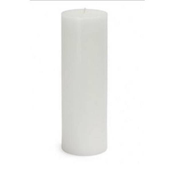 Zest Candle CPZ-093-12 3 x 9 in. Bougies Pilier Blanc -12pcs-Case - Vrac