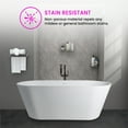 thumbnail image 5 of Vanity Art 59" x 30" Solid Surface Resin Stone Freestanding Bathtub, 5 of 6